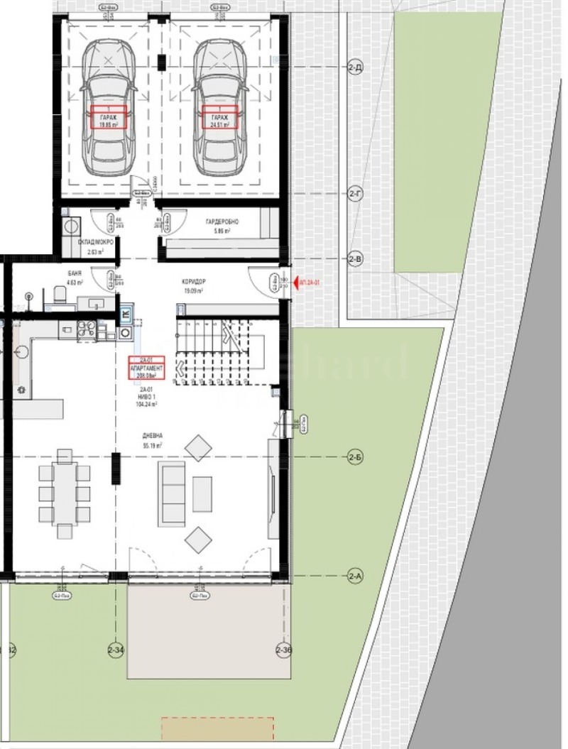 Till salu  Etagevåning Sofia , Krastova vada , 234 kvm | 95405517 - bild [9]