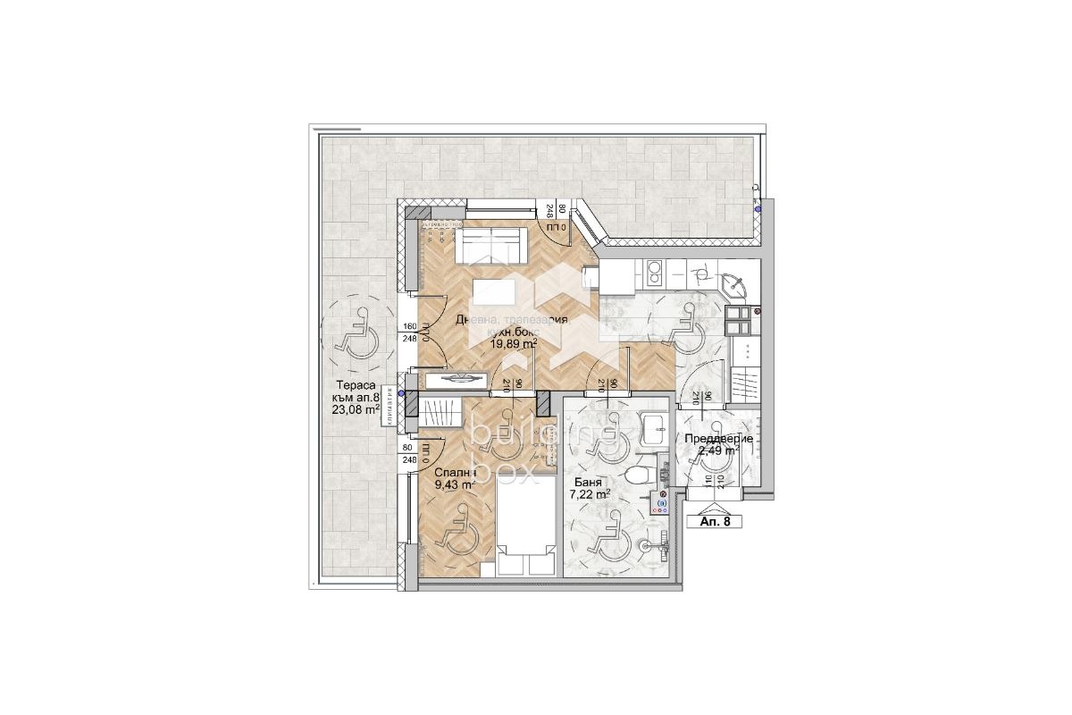 Продава 2-СТАЕН, гр. София, Люлин 8, снимка 2 - Апартаменти - 54118328