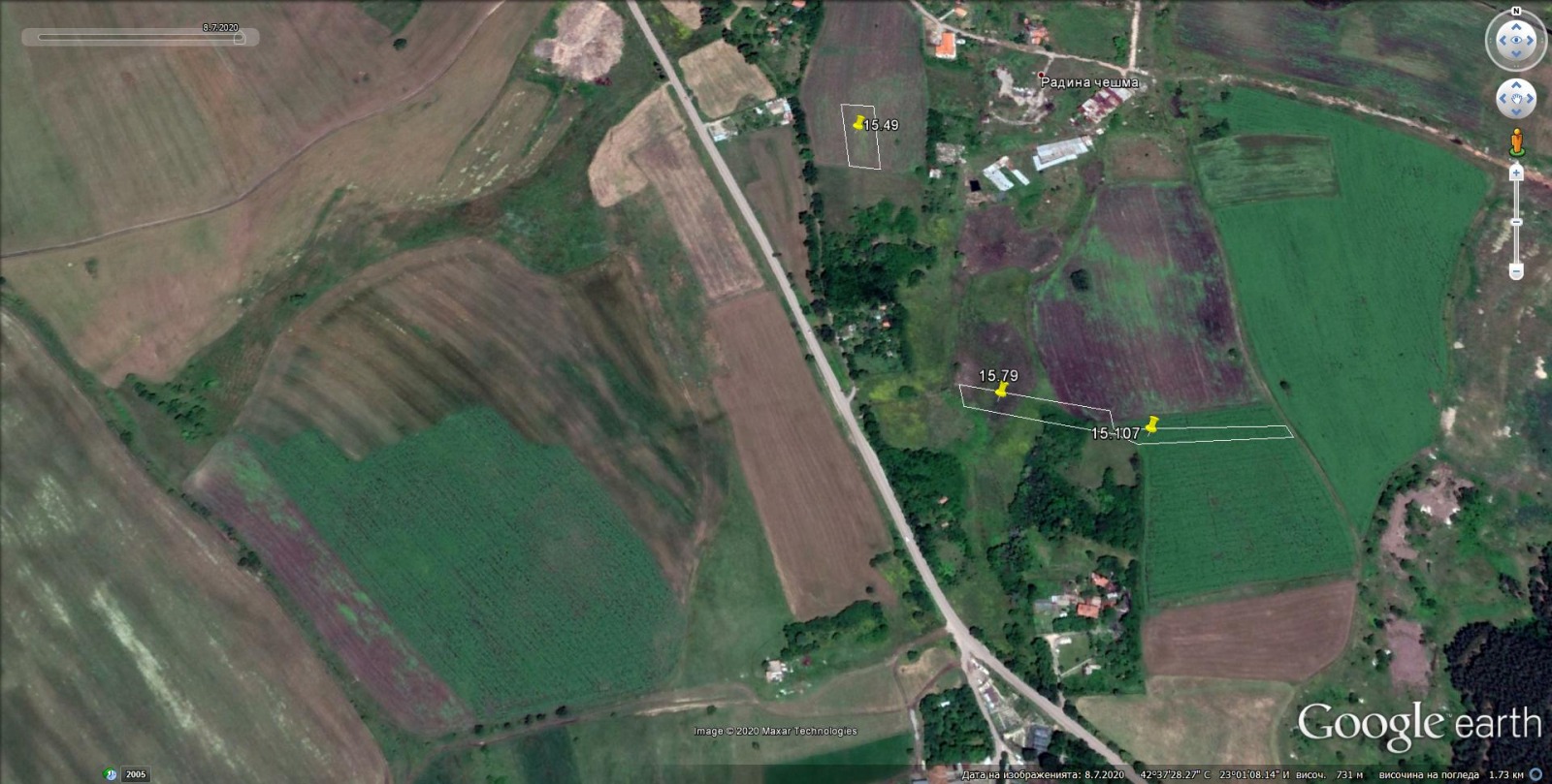 Продава ПАРЦЕЛ, гр. Перник, Кошаревска махала, снимка 2 - Парцели - 55911921