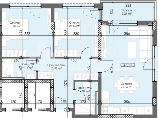 For Sale  2 bedroom Plovdiv , Trakiya , 107 sq.m | 23574414 - image [2]