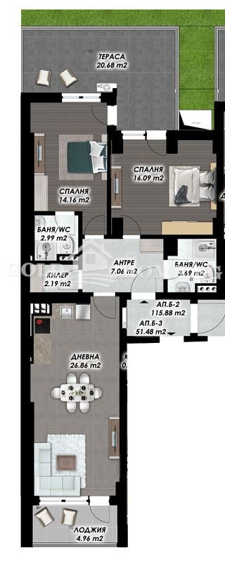 Продава 3-СТАЕН, гр. Пловдив, Гагарин, снимка 7 - Апартаменти - 53888400