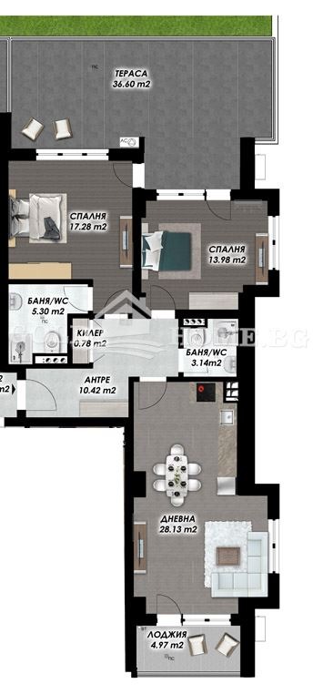 Продава 3-СТАЕН, гр. Пловдив, Гагарин, снимка 8 - Апартаменти - 53888400