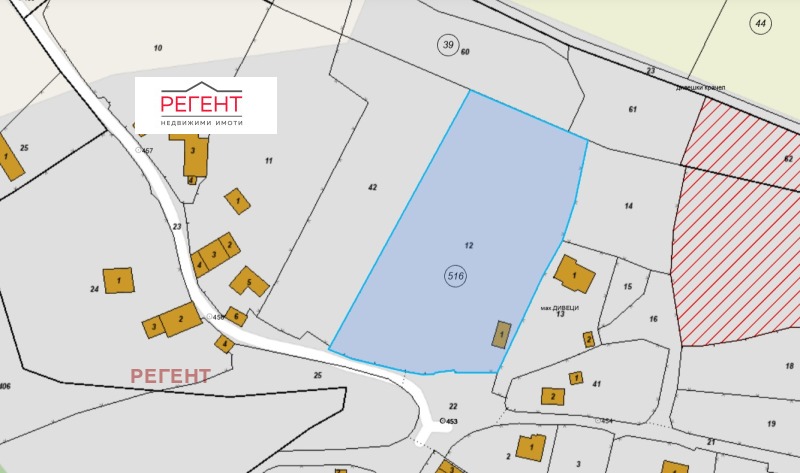 Продава ПАРЦЕЛ в област Габрово, с. Дивеци - 4043 кв.м / 94 589.00 € » 185 000 лв., РЕГЕНТ