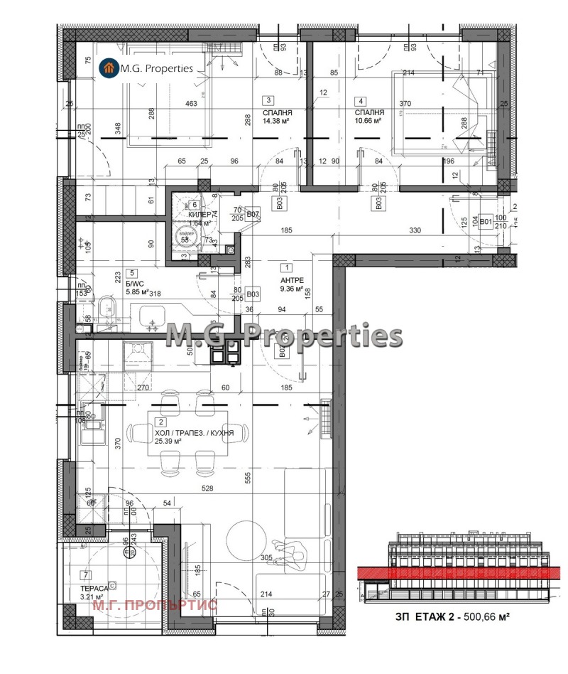 À venda  2 quartos Varna , k.k. Sv.Sv. Konstantin i Elena , 96 m² | 92247394 - imagem [3]
