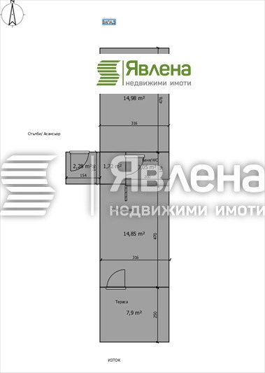 Продава 2-СТАЕН, гр. София, Зона Б-5, снимка 11 - Aпартаменти - 49171421