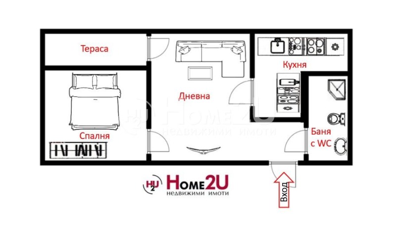 Te koop  1 slaapkamer Burgas , Bratja Miladinovi , 41 m² | 27572132 - afbeelding [10]