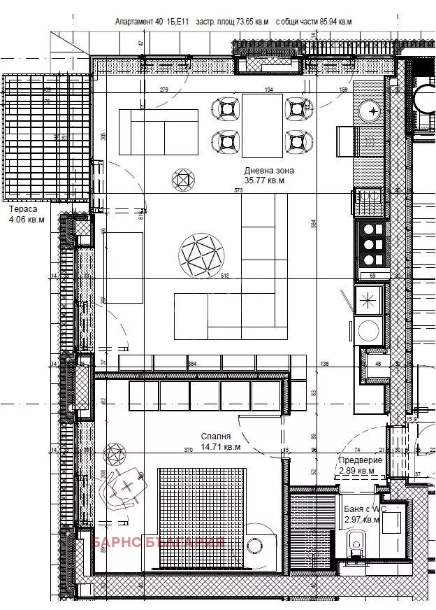 Продава 2-СТАЕН, гр. София, Манастирски ливади, снимка 8 - Апартаменти - 56031005