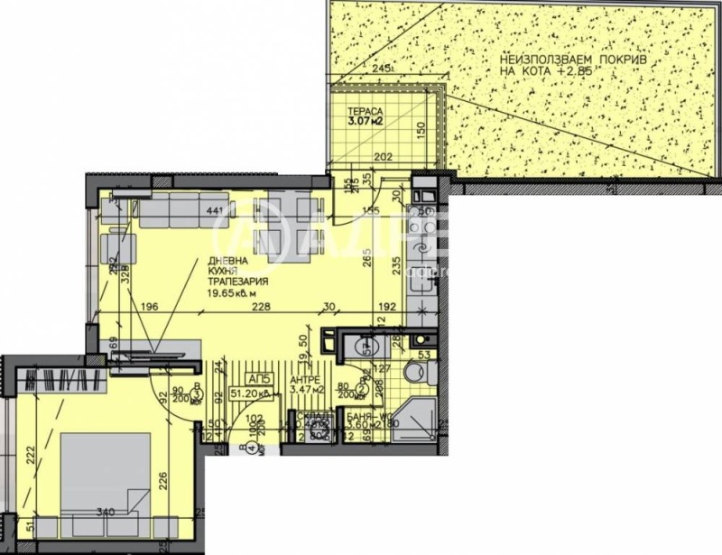 Продава 2-СТАЕН, гр. Бургас, Зорница, снимка 4 - Апартаменти - 52361949