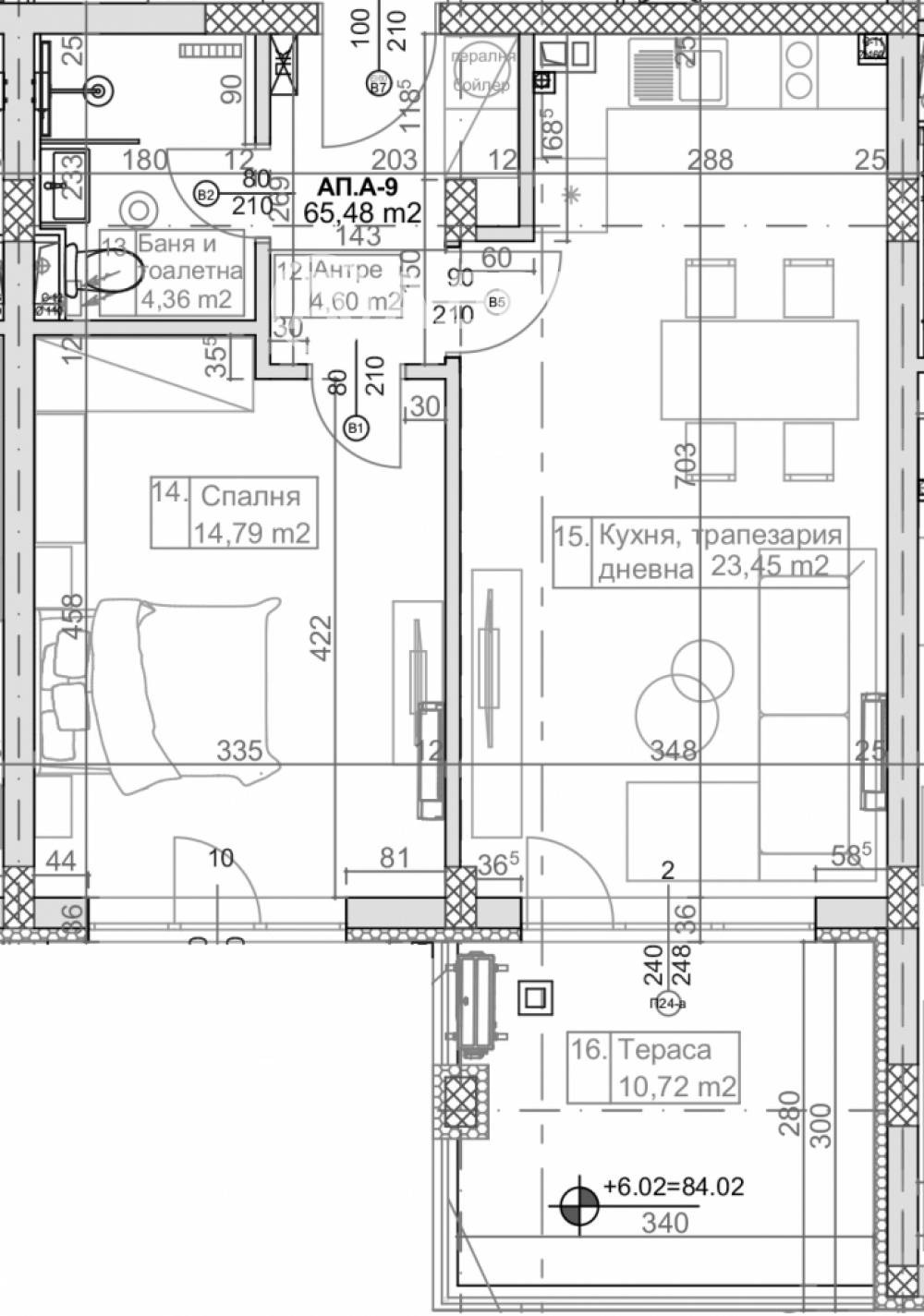 Продава 2-СТАЕН, гр. Варна, к.к. Слънчев ден, снимка 2 - Апартаменти - 55883824