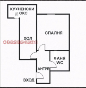 1 спаваћа соба Кјучук Париж, Пловдив