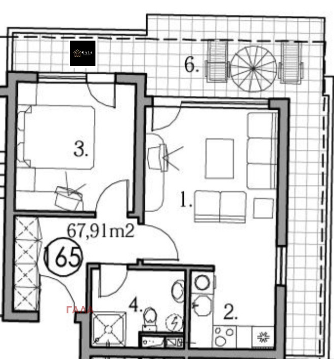 Продава 2-СТАЕН, гр. Свети Влас, област Бургас, снимка 4 - Aпартаменти - 47585840