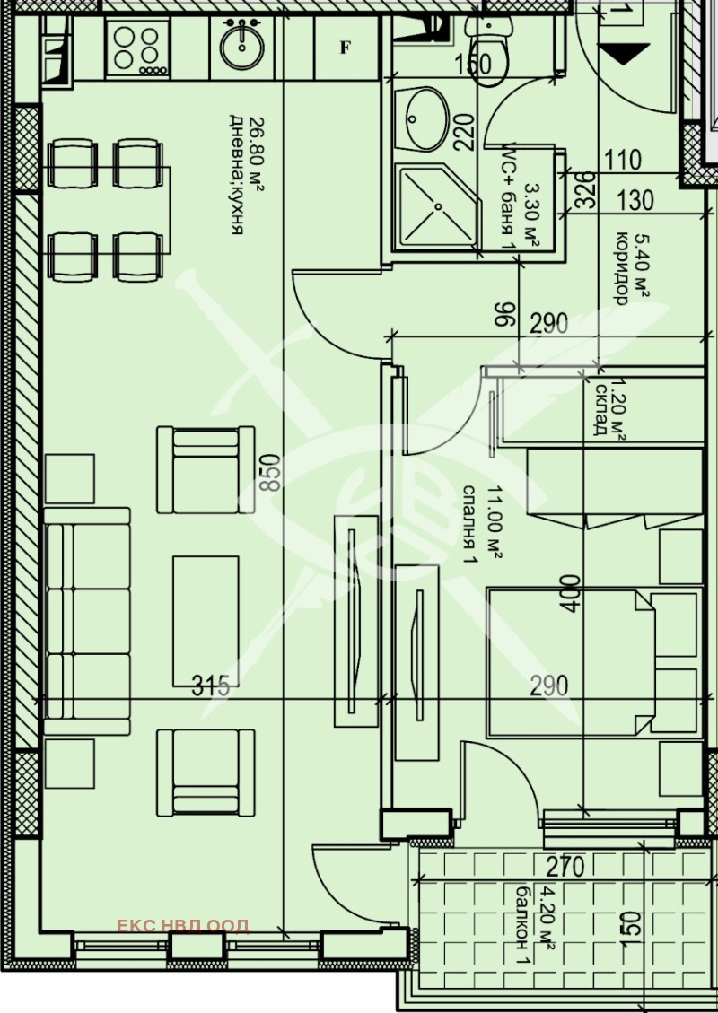 Zu verkaufen  1 Schlafzimmer Plowdiw , Karschijaka , 71 qm | 14378662