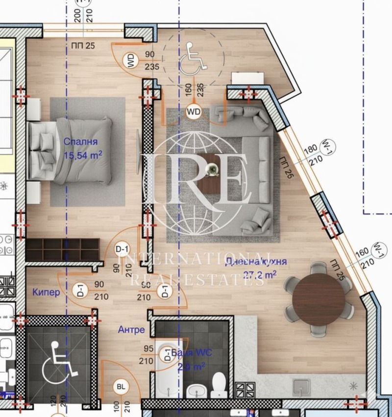 Продава 2-СТАЕН, гр. Варна, Погреби, снимка 2 - Апартаменти - 52390861