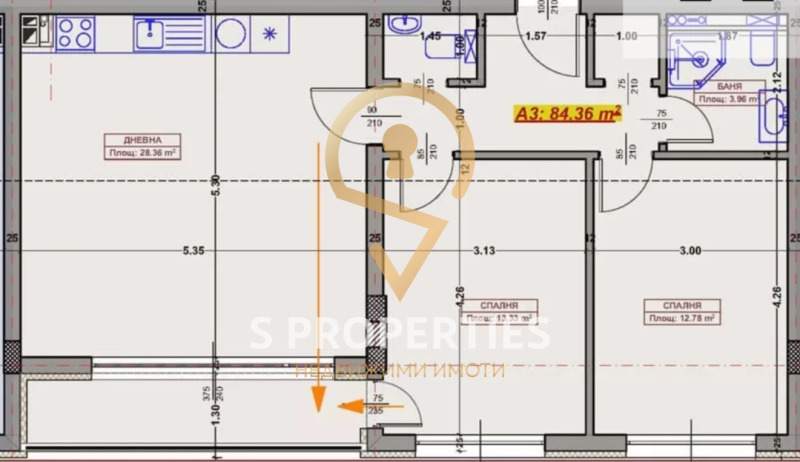 Продава 3-СТАЕН, гр. Варна, Възраждане 1, снимка 4 - Aпартаменти - 49583687