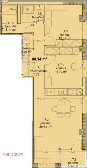 3-СТАЕН, 106 m2