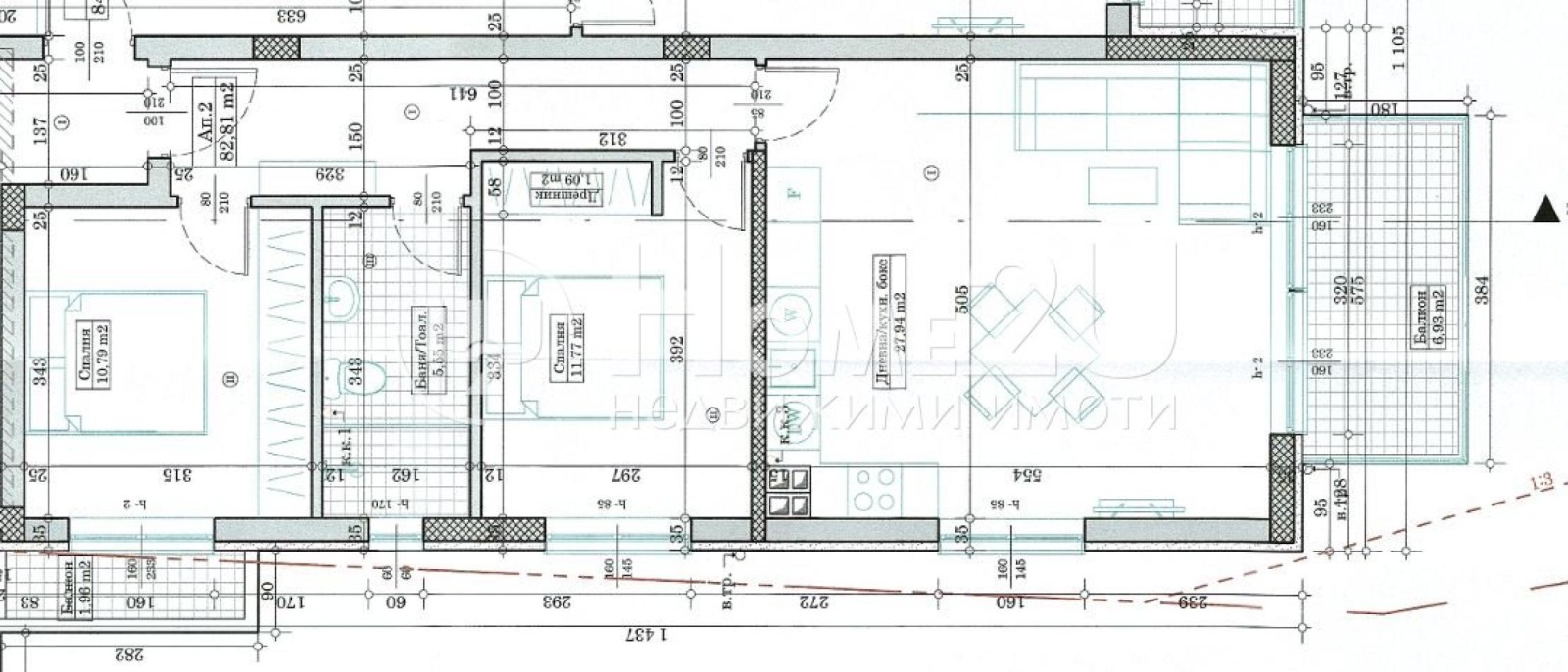 Продава 3-СТАЕН, гр. Варна, Бриз