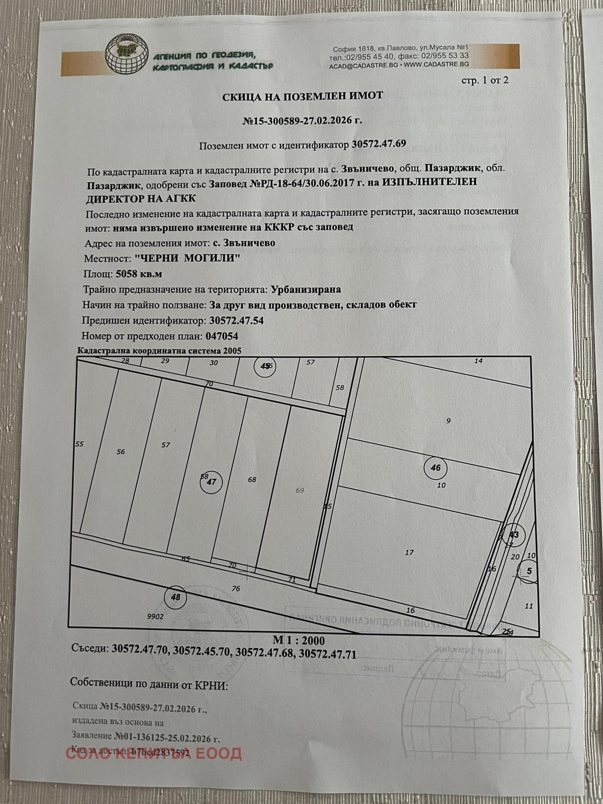 Продава ПАРЦЕЛ, с. Звъничево, област Пазарджик, снимка 9 - Парцели - 55525902