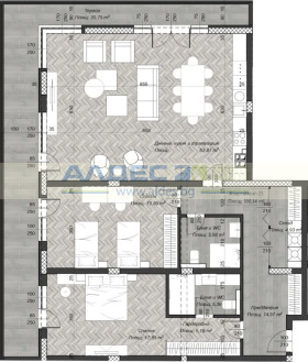 2 Schlafzimmer Zentar, Sofia