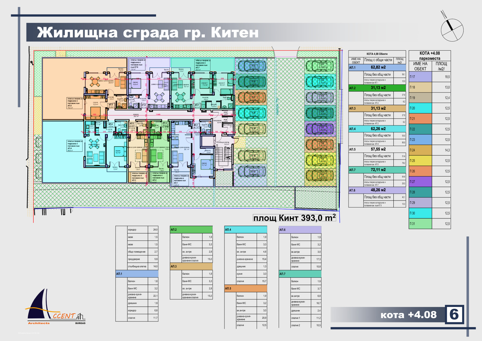 Продава 3-СТАЕН, гр. Китен, област Бургас, снимка 3 - Апартаменти - 55877710