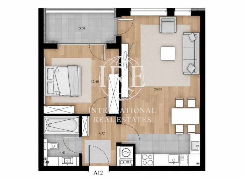 Продава 2-СТАЕН, гр. Варна, Цветен квартал, снимка 7 - Апартаменти - 52365109