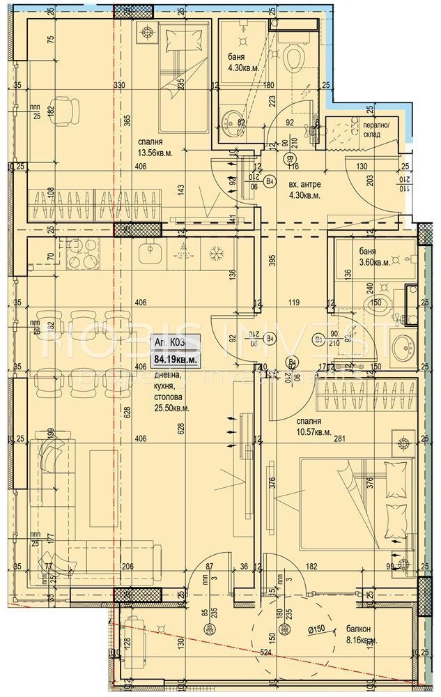 Продава 3-СТАЕН, град Пловдив, Христо Смирненски • 125000 € / 244478.75 лв. • 47425607 1