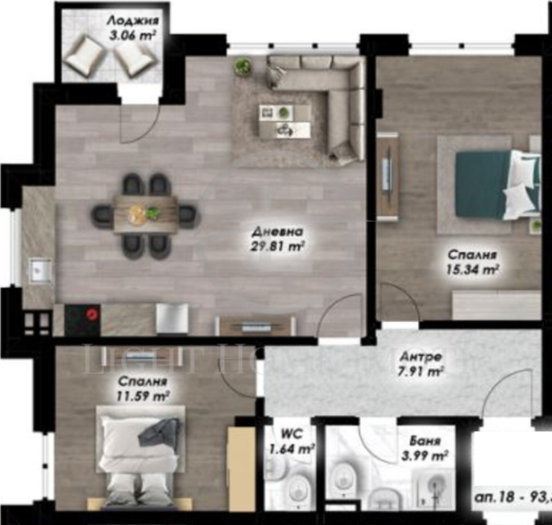 Продава 3-СТАЕН, гр. Пловдив, Остромила, снимка 6 - Апартаменти - 53103802