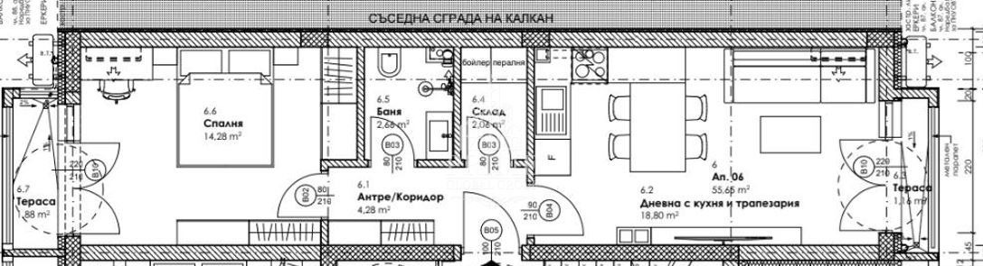 Продава 2-СТАЕН, гр. Бургас, област Бургас, снимка 2 - Апартаменти - 54264724