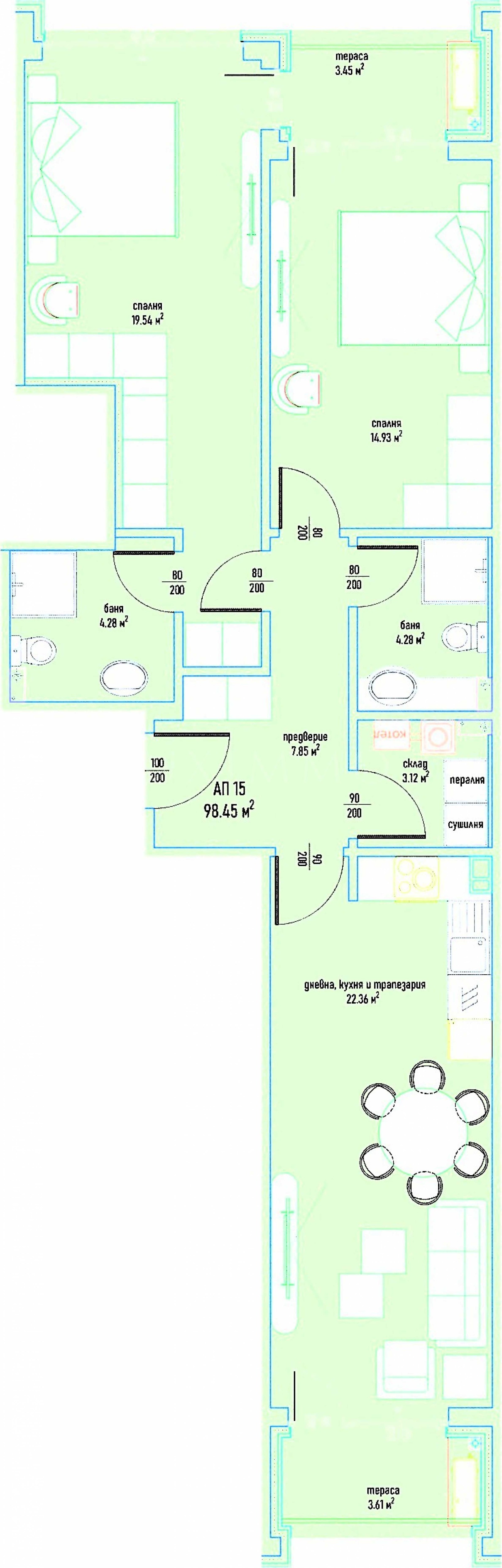 Продава 3-СТАЕН, гр. София, Малинова долина, снимка 3 - Апартаменти - 55441509