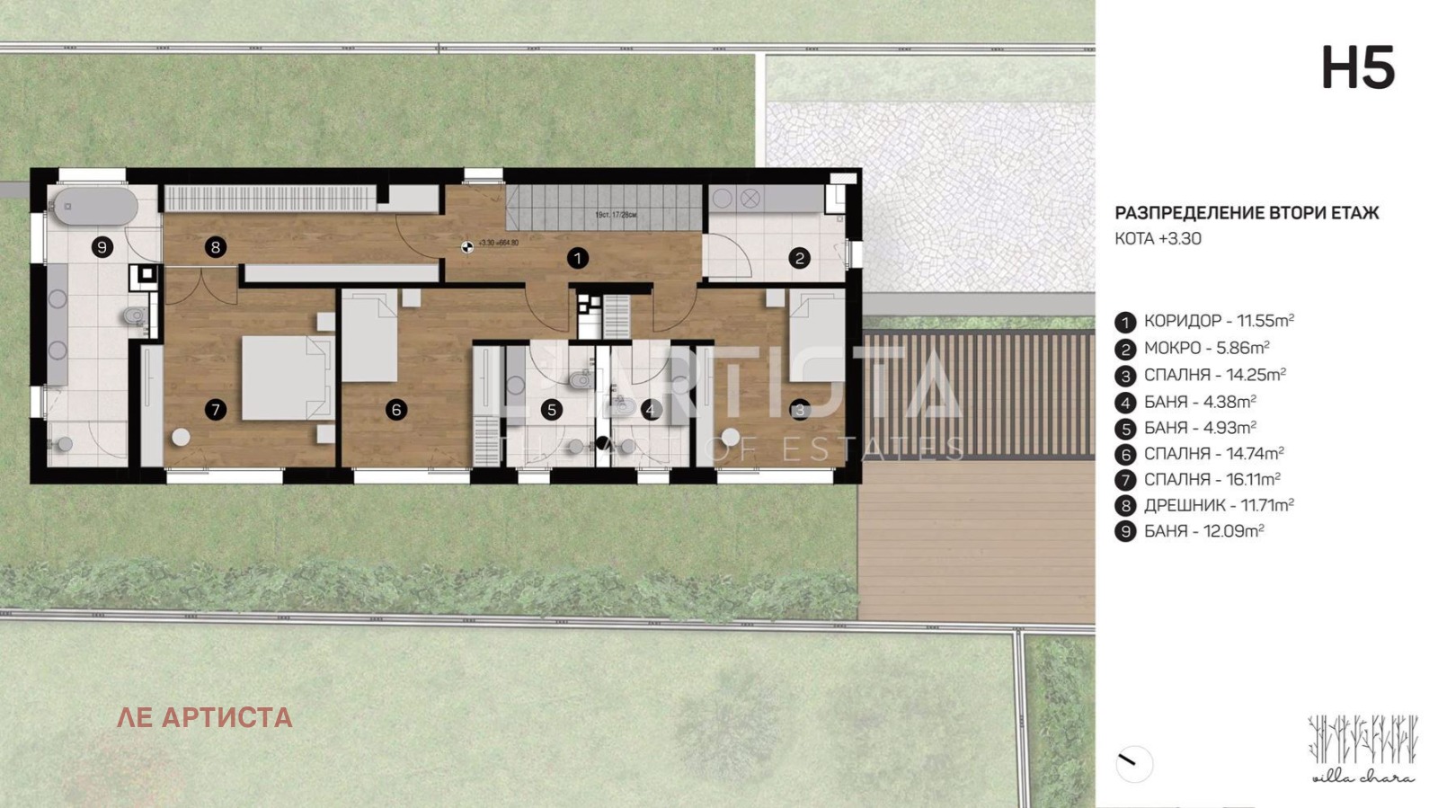 Продава КЪЩА, гр. София, с. Лозен, снимка 6 - Къщи - 55265235