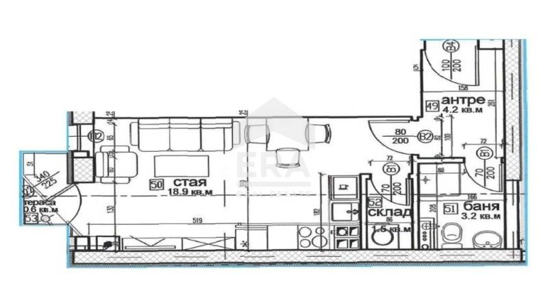 Продава 1-СТАЕН, гр. София, Витоша, снимка 2 - Апартаменти - 53106614