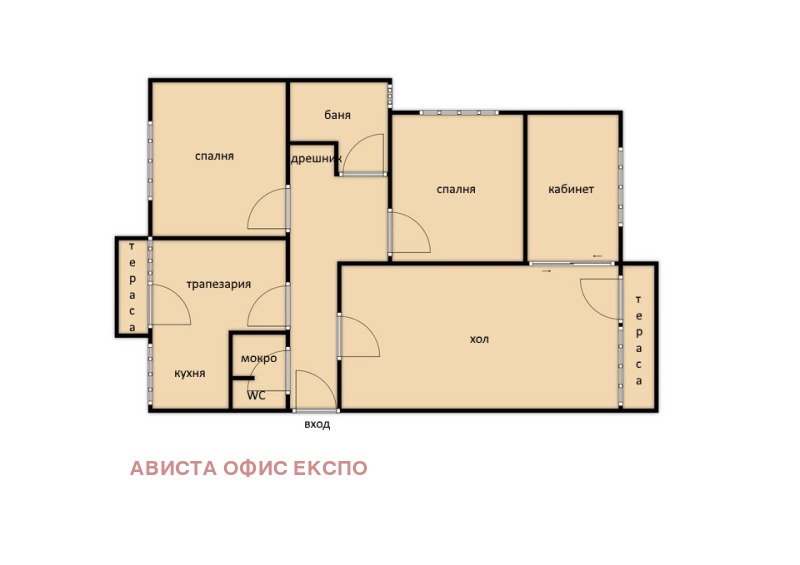 Продава 4-СТАЕН, гр. София, Бъкстон, снимка 12 - Aпартаменти - 48975995