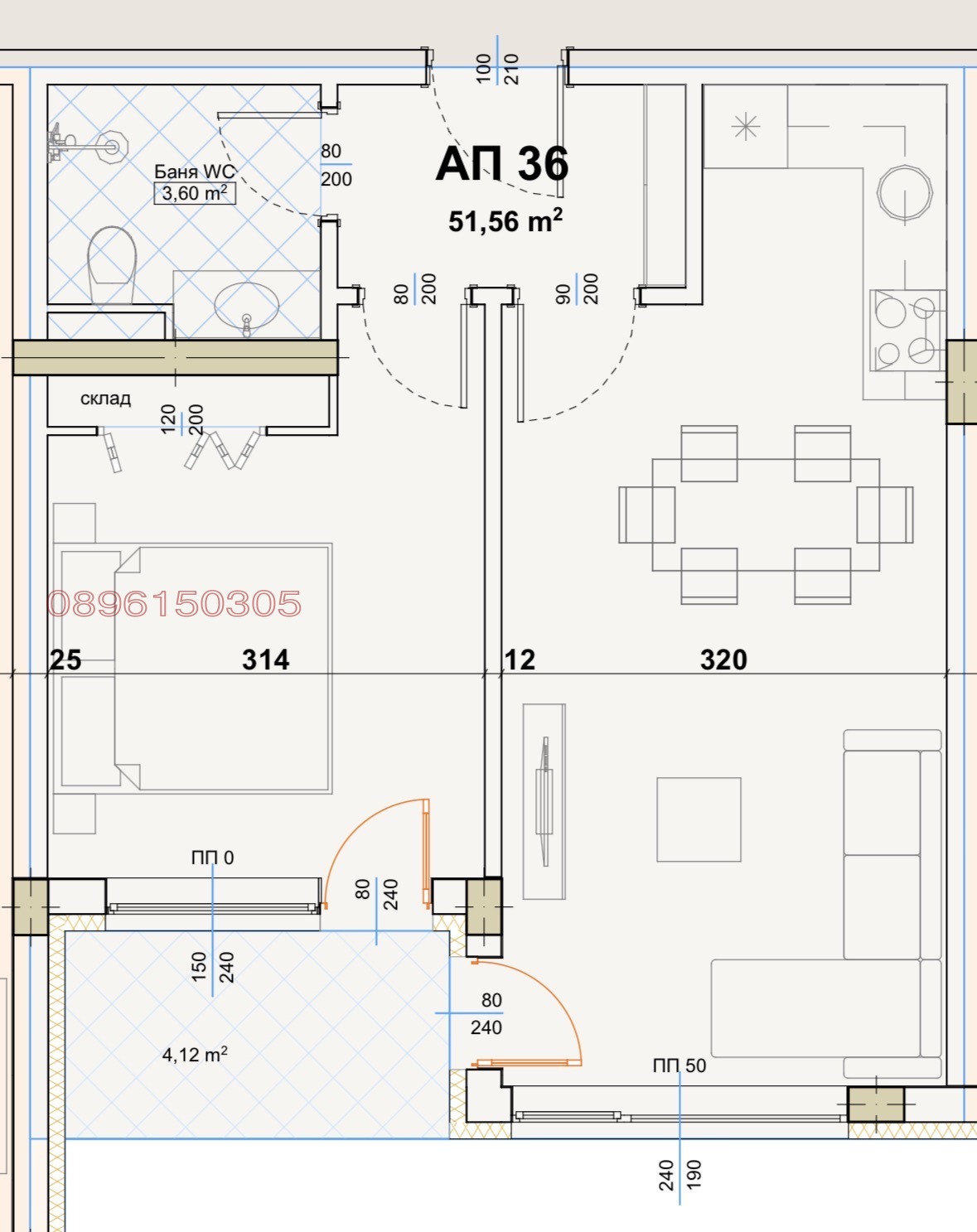 Продава 2-СТАЕН, гр. Приморско, област Бургас, снимка 3 - Апартаменти - 55086426