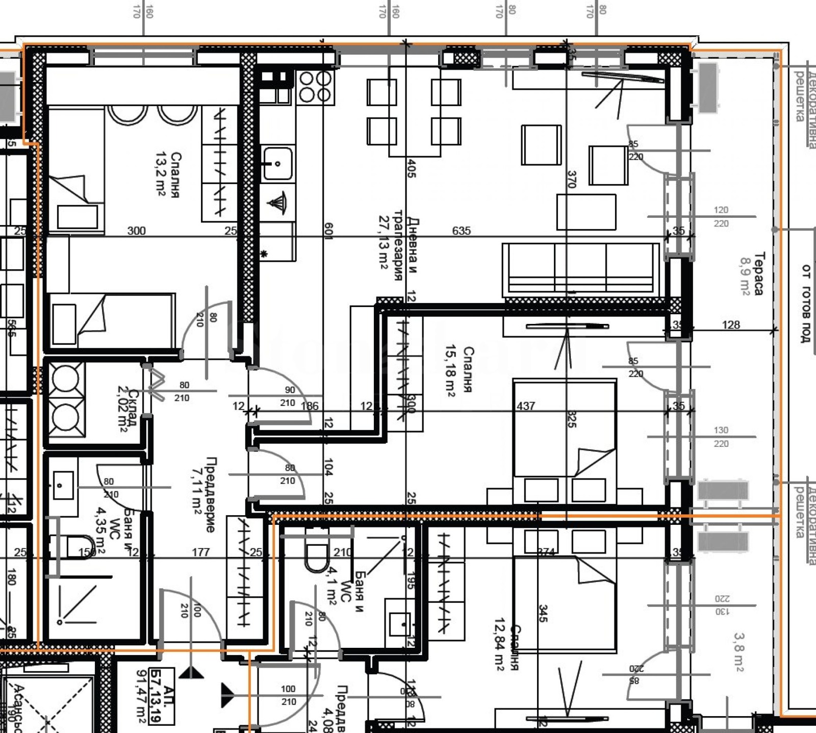 Продава 3-СТАЕН, гр. Пловдив, Остромила, снимка 7 - Апартаменти - 53533962
