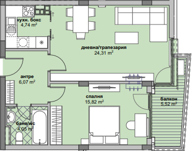 À venda  1 quarto Sofia , Liulin 7 , 83 m² | 43434521 - imagem [4]