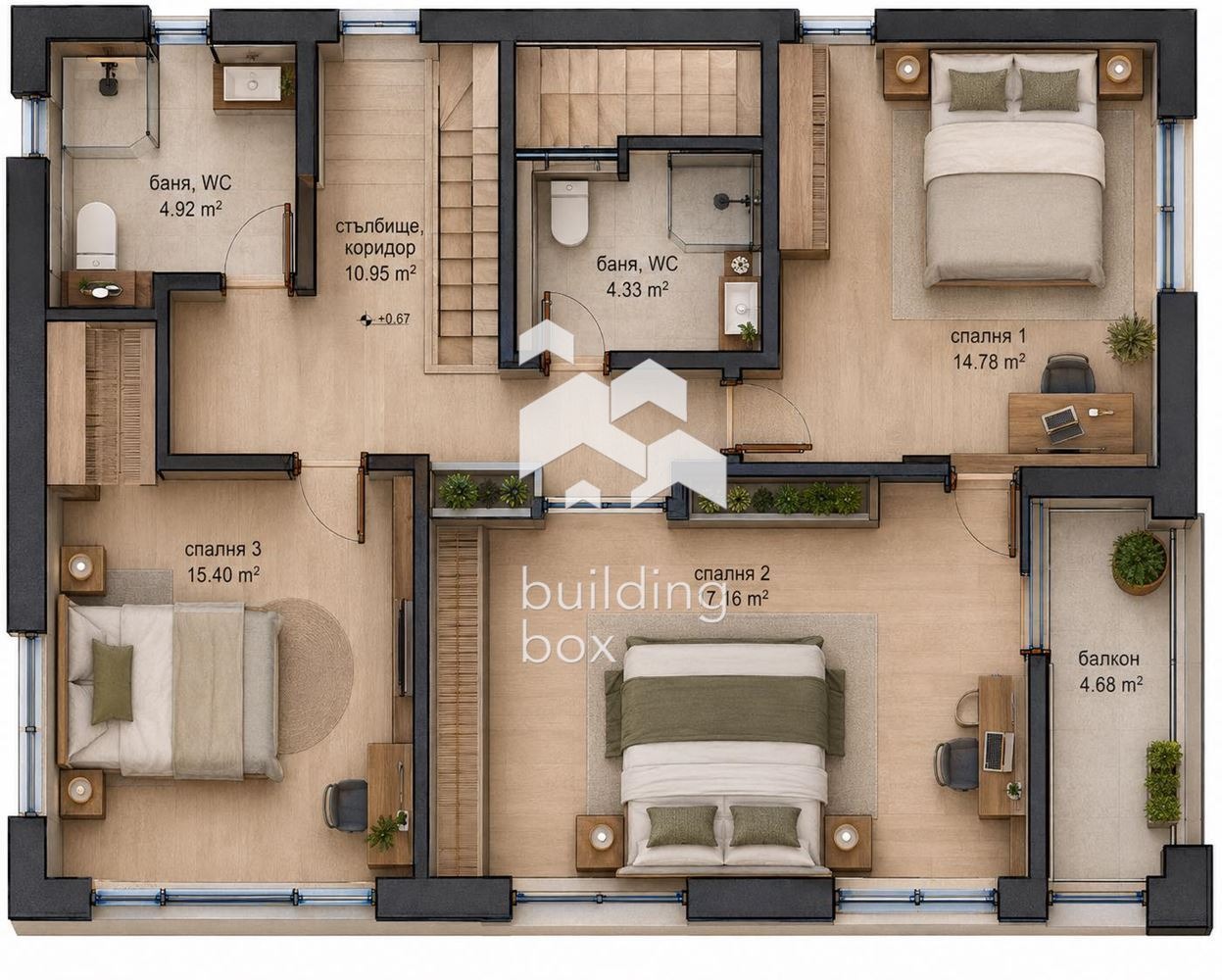 Продава КЪЩА, гр. Варна, м-т Пчелина, снимка 16 - Къщи - 55785273