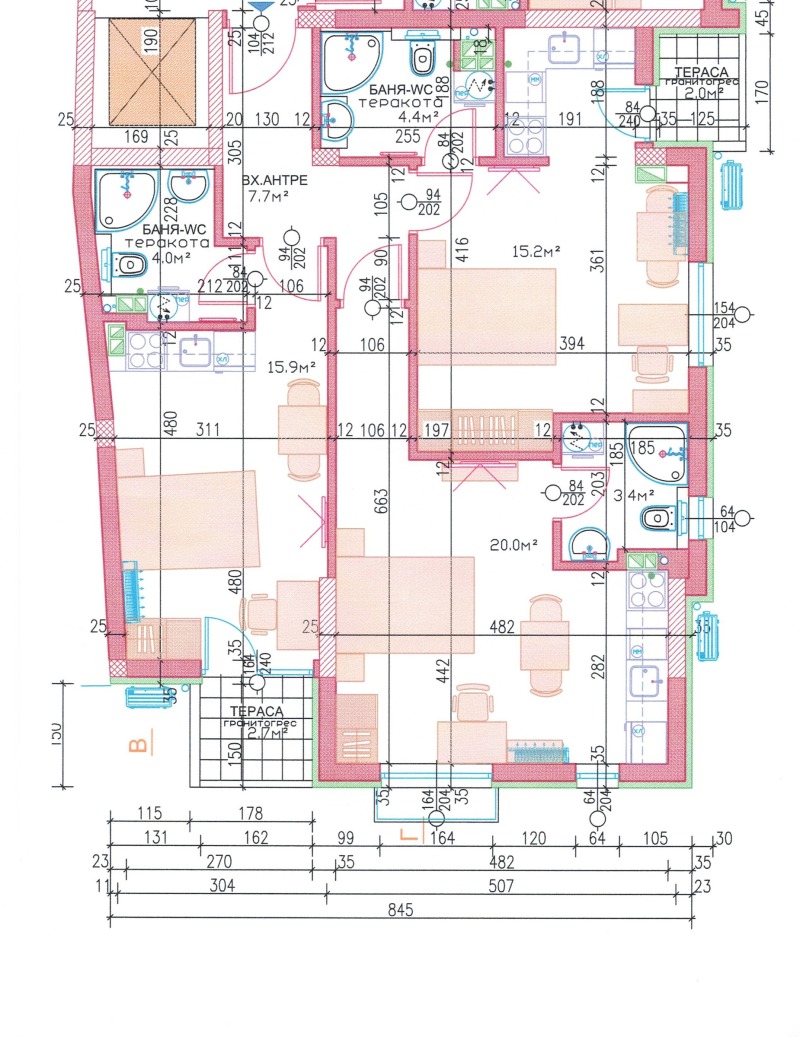 Till salu  2 sovrum Plovdiv , Centar , 115 kvm | 41656531