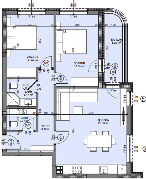 En venta  2 dormitorios Varna , Vladislav Varnenchik 1 , 95 metros cuadrados | 17247685 - imagen [10]