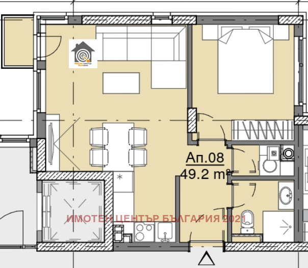 Продава 2-СТАЕН, гр. София, Малинова долина, снимка 7 - Апартаменти - 53019441