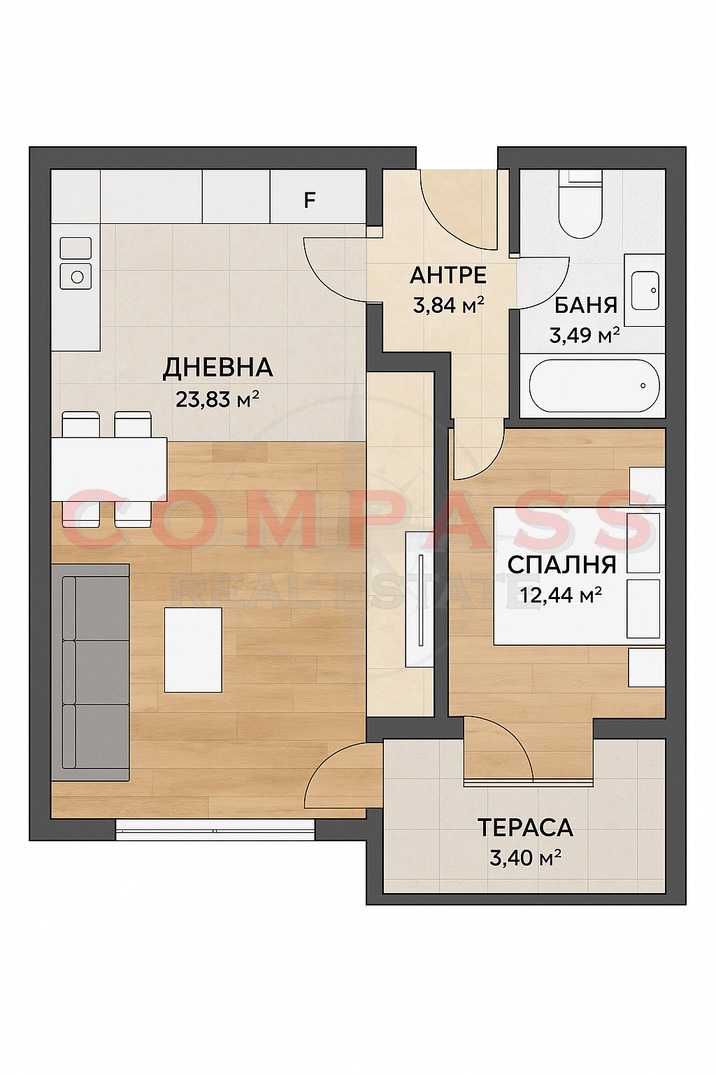 Продава 2-СТАЕН, гр. Варна, Владислав Варненчик 1