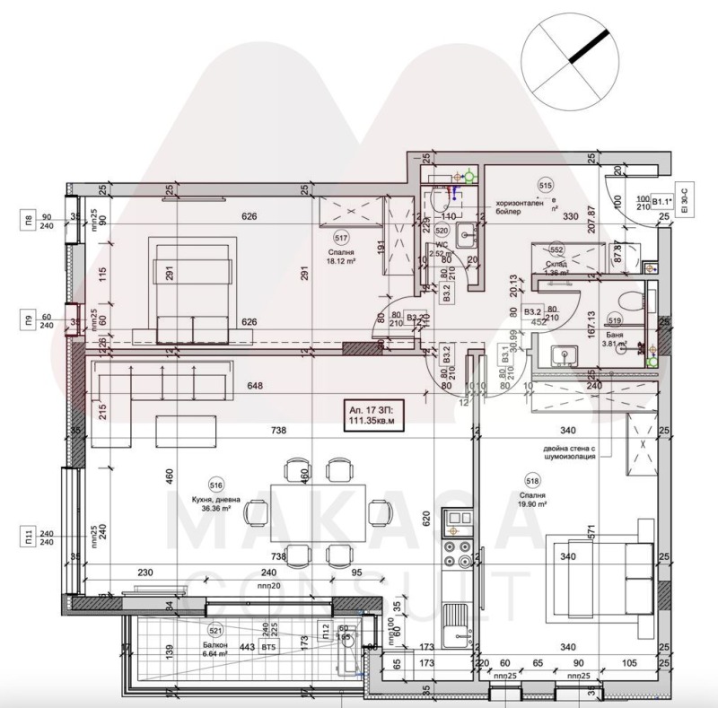 Na sprzedaż  2 sypialnie Sofia , Owcza kupel , 132 mkw | 23478564 - obraz [4]