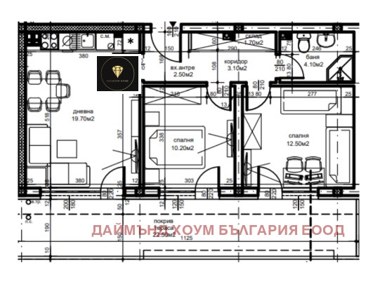 Til salgs  2 soverom Plovdiv , Belomorski , 97 kvm | 21758931 - bilde [2]