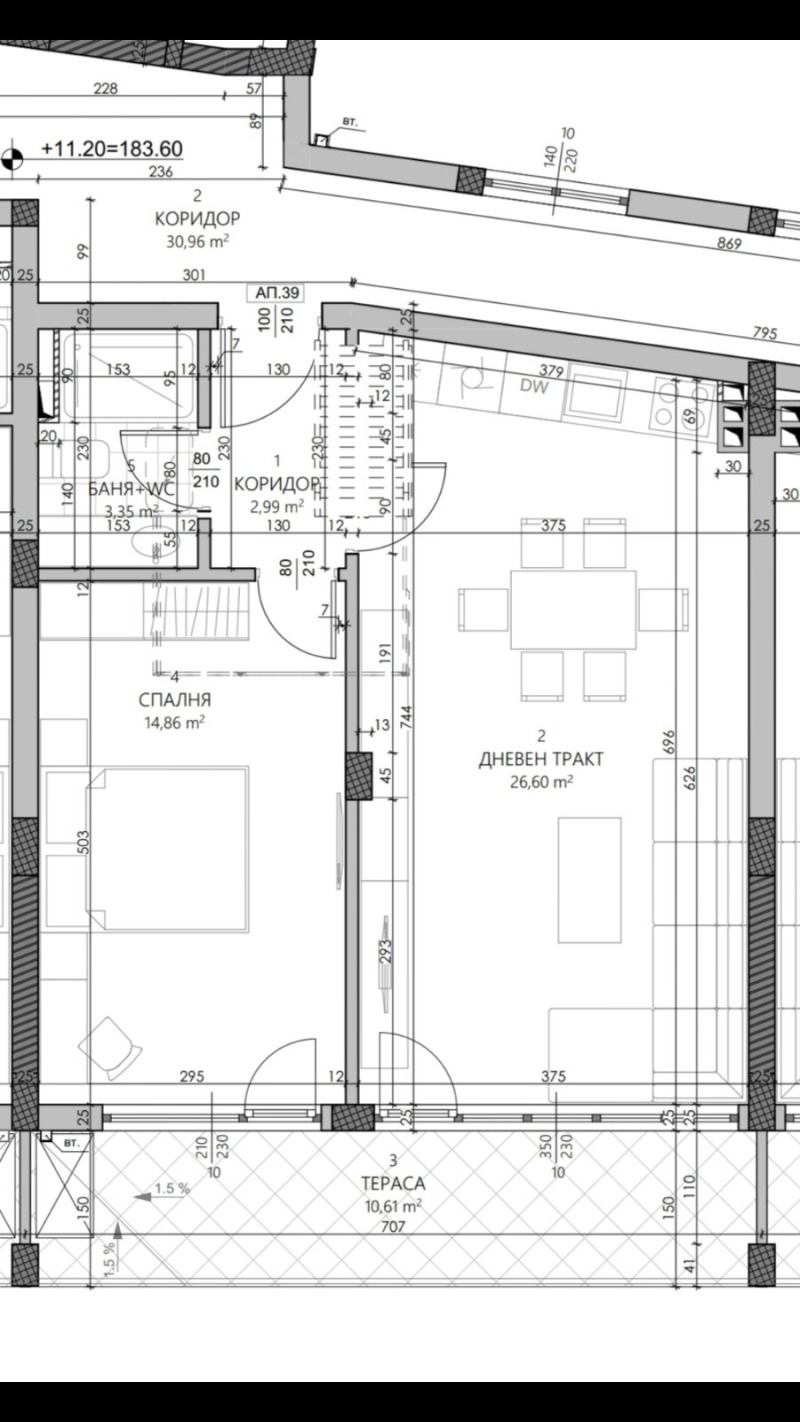 Продаја  1 спаваћа соба Варна , Виница , 75 м2 | 39187707 - слика [9]