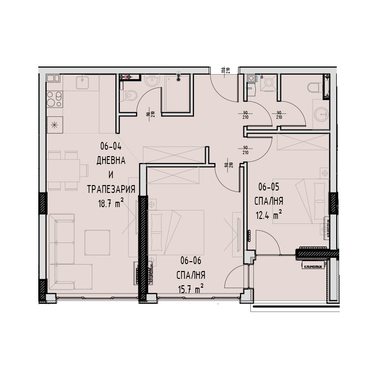 Продава 3-СТАЕН, гр. София, Малинова долина, снимка 3 - Апартаменти - 54587891