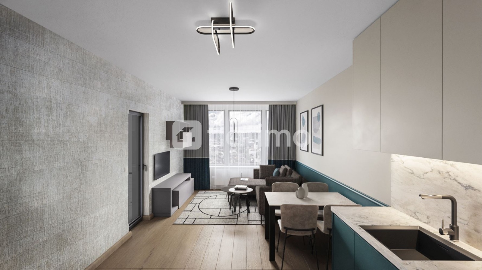 Продава 2-СТАЕН, гр. София, Полигона, снимка 2 - Апартаменти - 54064106