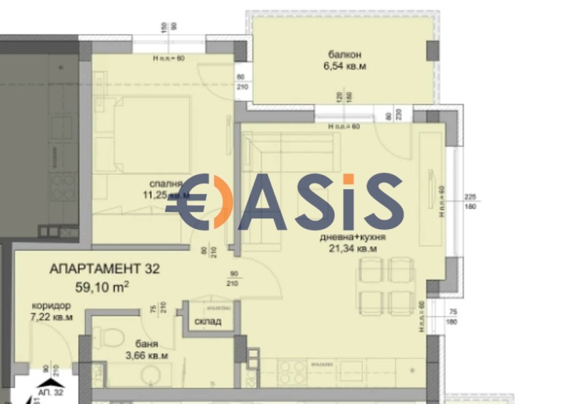 Продава 2-СТАЕН, гр. Бургас, Сарафово, снимка 6 - Апартаменти - 52579593
