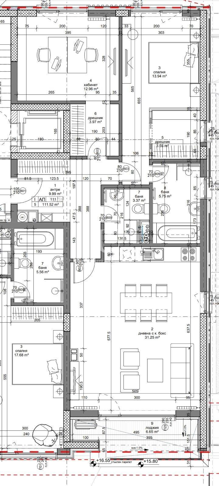 Продаја  2 спаваће собе Софија , Крастова вада , 132 м2 | 45360626 - слика [13]