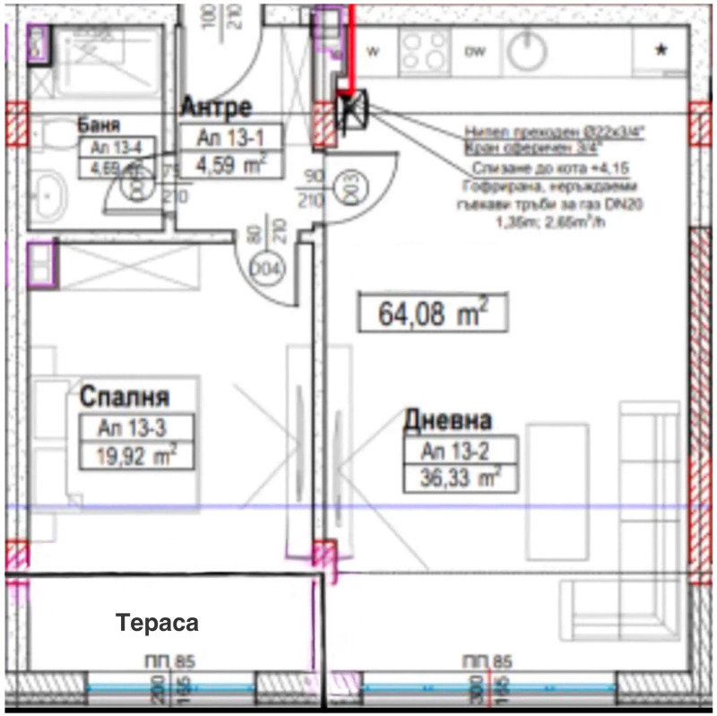 Продава 2-СТАЕН, гр. София, в.з.Малинова долина, снимка 3 - Aпартаменти - 47428984