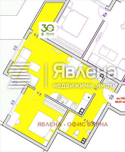 Продава 2-СТАЕН, гр. Бяла, област Варна, снимка 2 - Апартаменти - 53625159