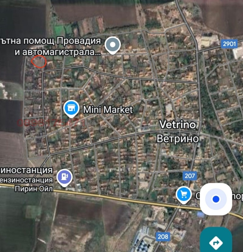 Продава ПАРЦЕЛ, с. Ветрино, област Варна, снимка 2 - Парцели - 53056120