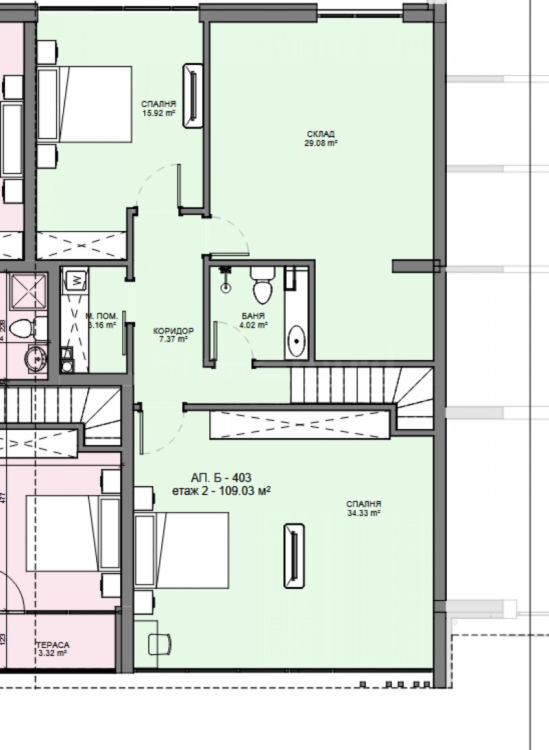 Продава 3-СТАЕН, к.к. Боровец, област София област, снимка 4 - Апартаменти - 52335127